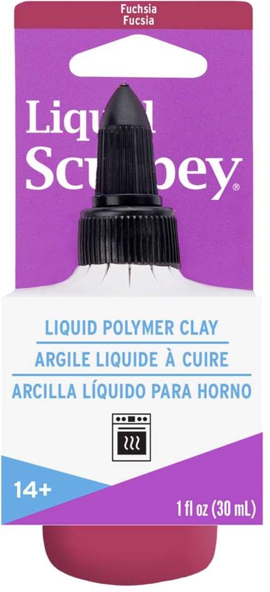 Vloeibare klei fuschia - 30 ml - Sculpey