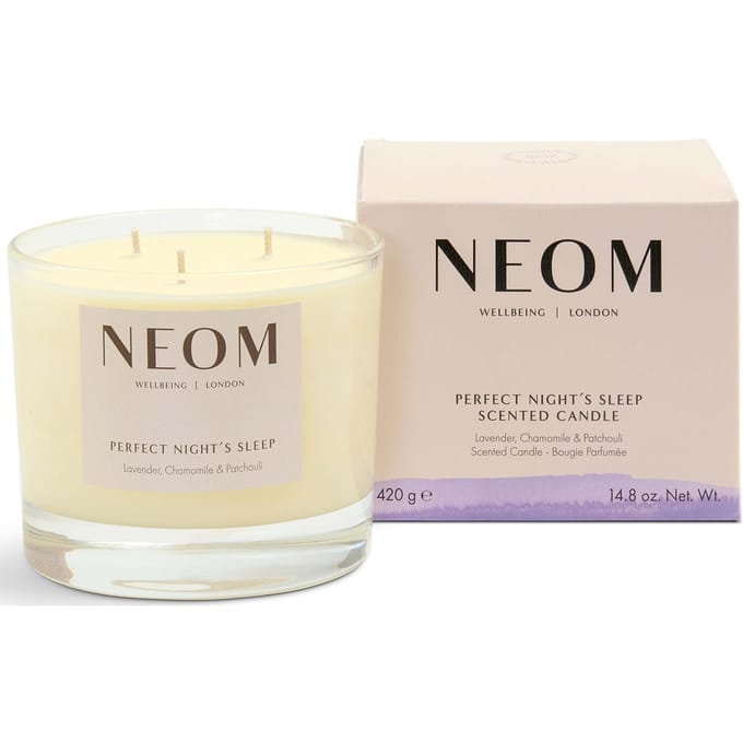 NEOM Perfect Nights Sleep Geurkaars met Drie Lonten