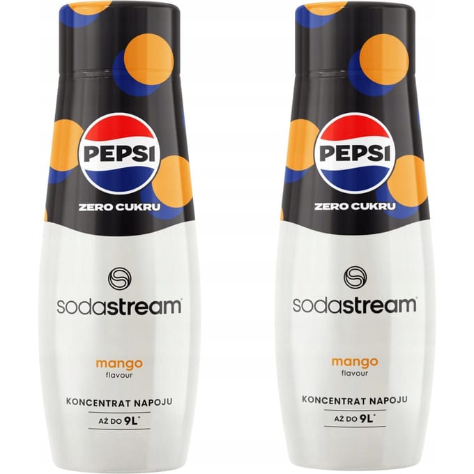 Sodastream Pepsi Max Mango - Frisdrankconcentraat - Suikervrij - 440 ml - Zest