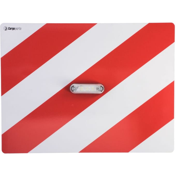 Waarschuwings-/informatiebord met LED, transparant links CARGOPARTS CARGO-T014/D