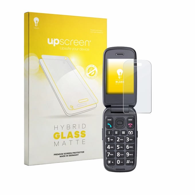 upscreen - Screenprotector voor Panasonic KX-TU550 - Folie Beschermfolie Beschermglas matte