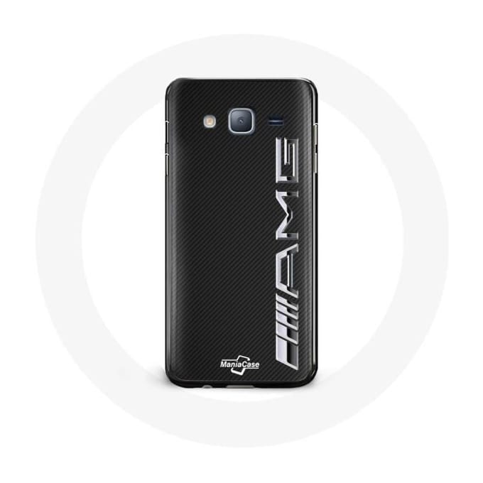 Case voor Samsung Galaxy J5 2016 Amg Logo Carbon Textuur