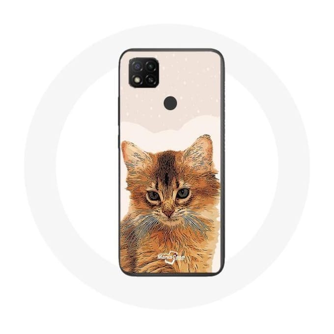 Xiaomi Redmi 9C hoesje Somalische kattenras