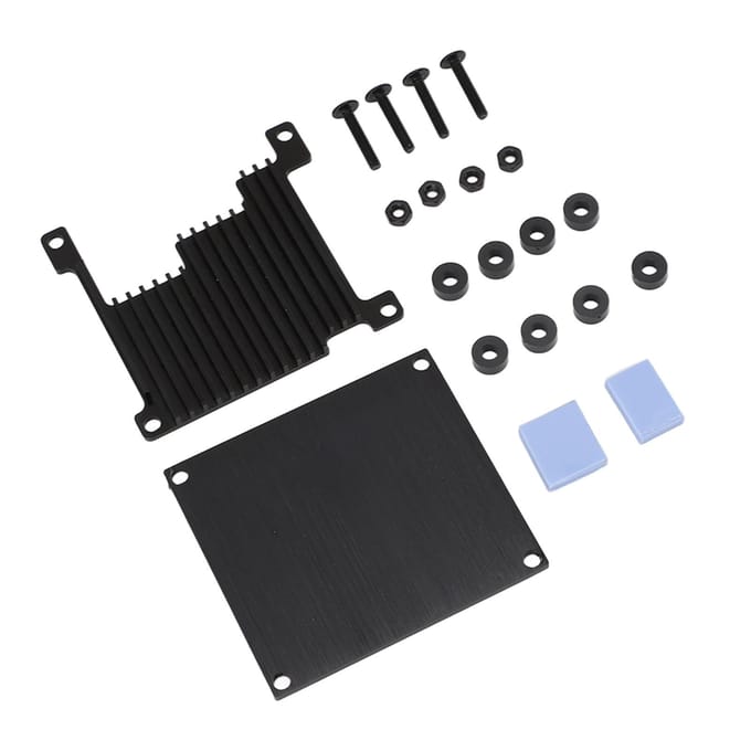 Beschermhoes voor ontwikkelbord voor Orange Pi Zero 3 Behuizing van aluminiumlegering met passieve koeling
