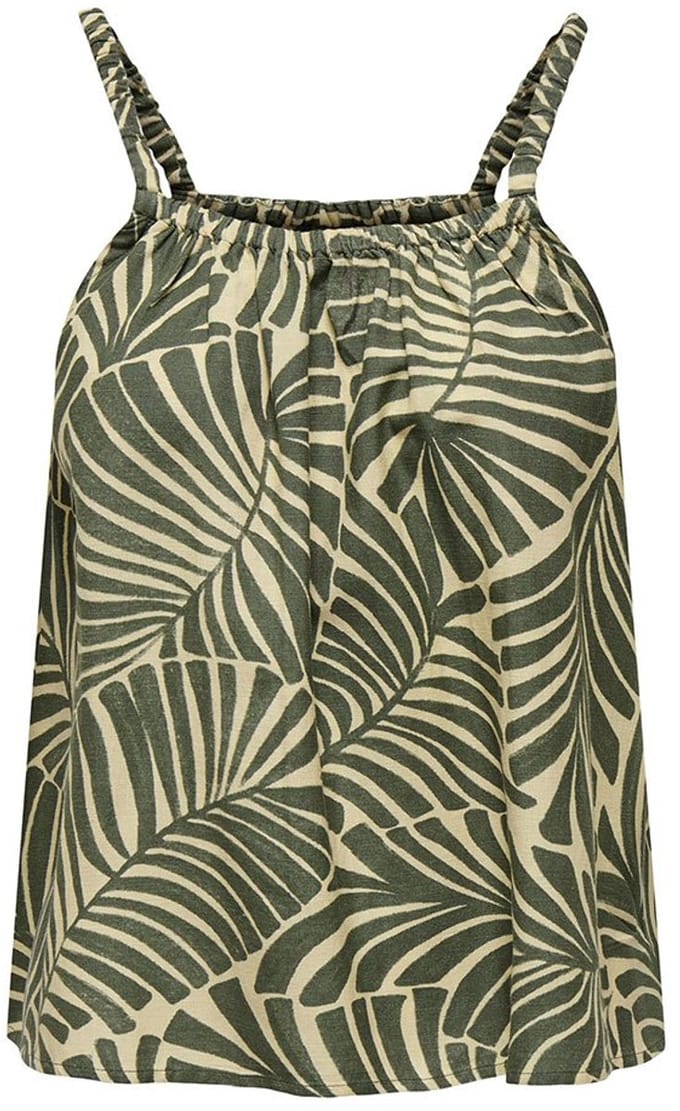 Only Callie Mouwloos T-shirt Groen XL Vrouw