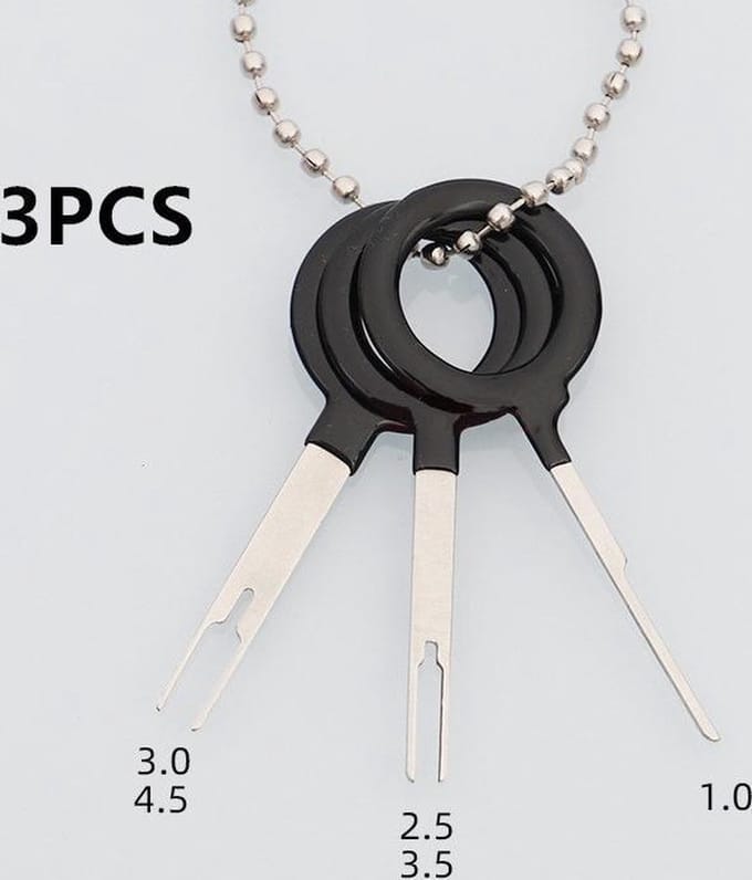Set terminal removal tools - auto - elektrische bedrading - pin extractor | Elektrischefoutjes.nl