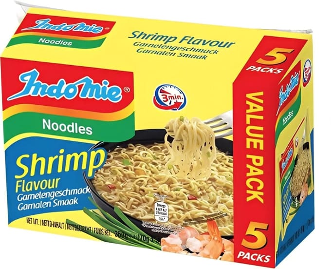 Indomie Shrimp Flavour Instant Noodles – 40 × 70 g – Value Multipack