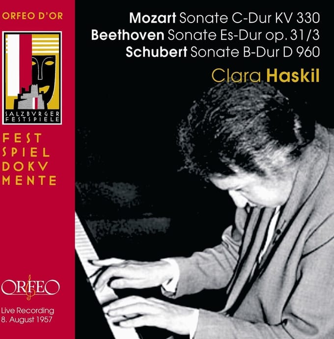 Clara Haskil - Mozart: Sonate C-Dur KV 330 | Beethoven: Sonate Es-Dur Op. 31 3 | Schubert: Sonate B-Dur D 960 (CD) (Remastered)