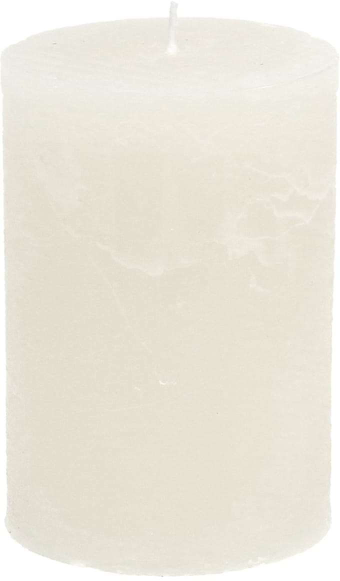 Effen kaarsen wit 85x120mm 2 st, 2 Stück