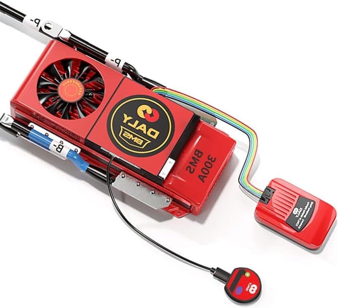 Batterij Management Systeem - Parallel Module - Energie Opslag - Slimme Bluetooth Connectiviteit - 1A Stroom - Zwart