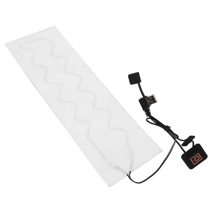 Elektrisch Verwarmingskussen Menstruatie USB Verwarmingsdoek Waterdicht voor Huisdiermat Kleding white