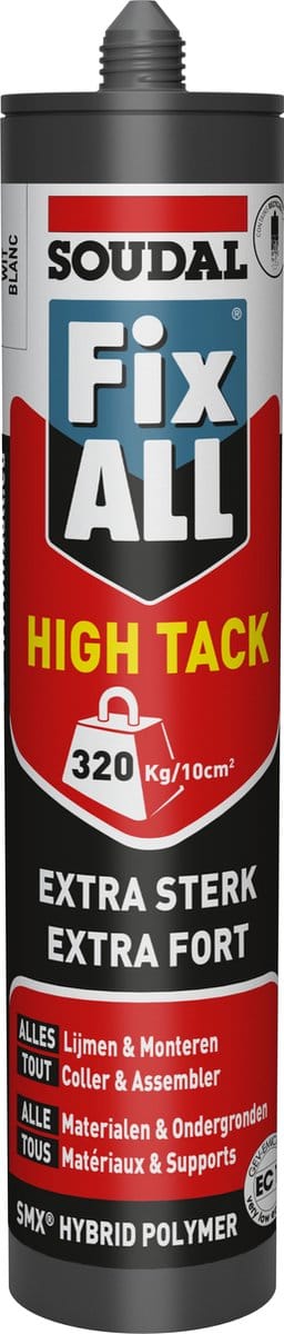 Soudal Lijmkit Fix All High Tack Wit 290ml