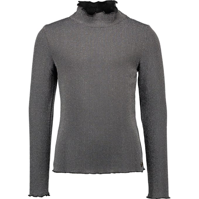 Flo  - Maat 128 - Meisjes T-shirt - Silver