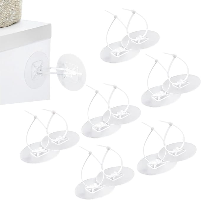 Solidchoice - 12 Stuks Meubelverankering Straps voor Kindveiligheid