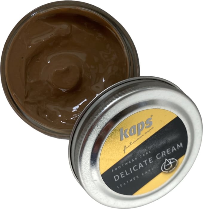 Kaps Schoencreme - schoensmeer - verzorgt het leer en geeft glans - (177) Eiken Bruin - 50ml