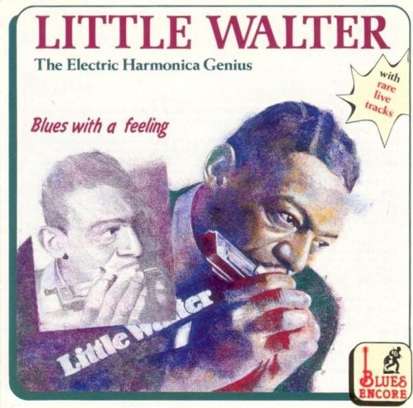 CD LITTLE WALTER - Elektrische Harmonica Genie CD52011 Blues Encore 1990 Europa Blues Gebruikt gray