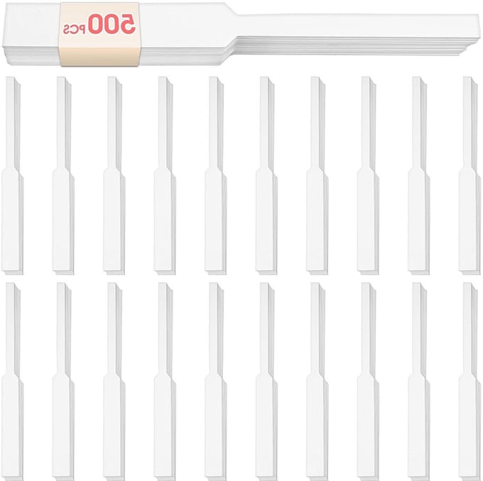 500 Stuks Geur Teststrips voor Parfum, Testpapier, Aromatherapie, Geurtester, Rectangulaire Vorm