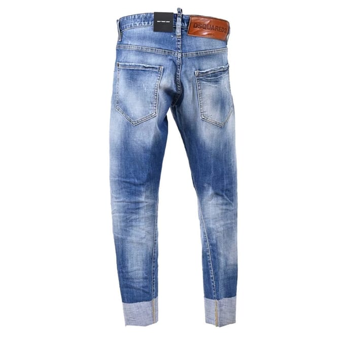 Dsquared2 Sexy Twist Jean Lichtblauwe Denim Broek