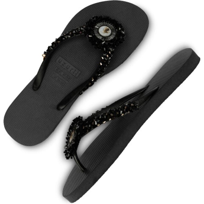 Uzurii | Teenslippers | Dames | Zwart | Maat 37/38