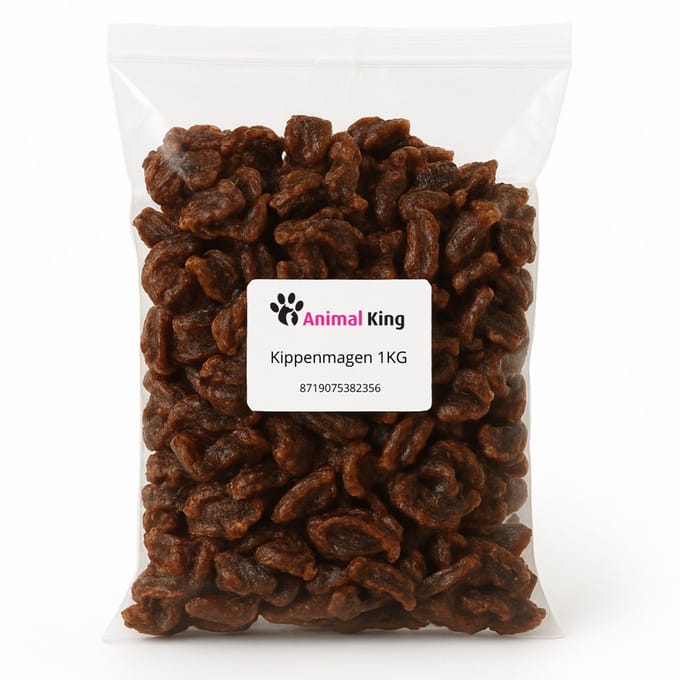 Kippenmagen - hondensnack - Animal King -1000 gram
