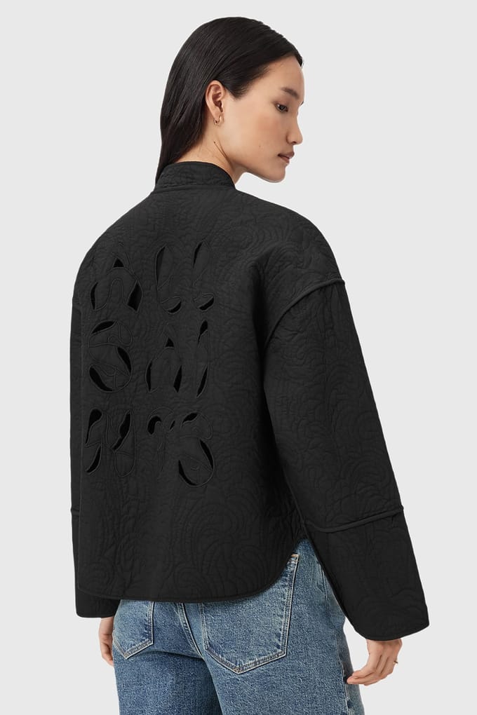 AllSaints Clary Shacket Black Taglia: 2 | Giacche Outlet | Donna | Nero