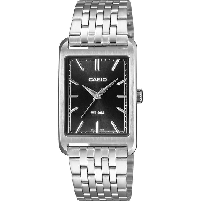 Casio Casio Collection MTP-B215D-1AVER Horloge - Staal - Zilverkleurig - Ø 28.5 mm