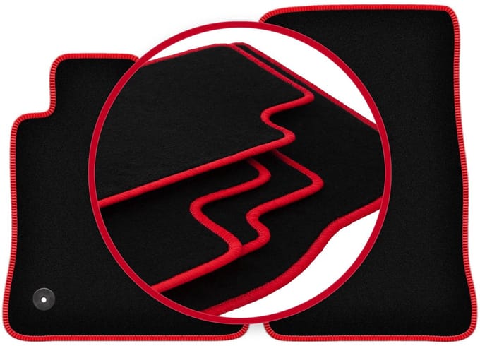CARLUX-RED automatten voor: Chevrolet Camaro VI coupé (2015-2020)