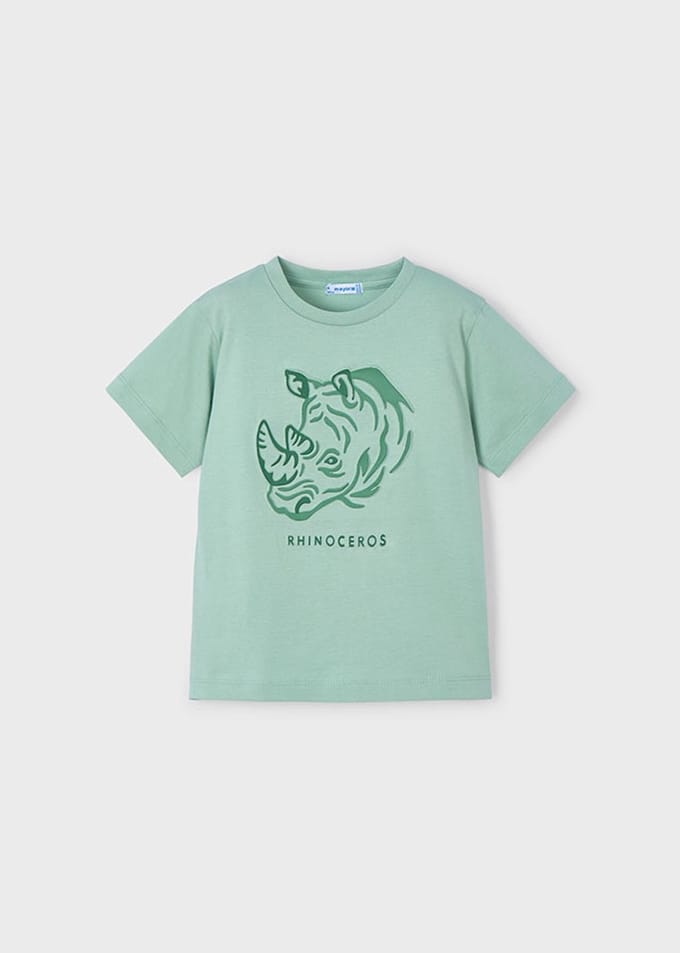 MAYORAL - T-shirt - Maat 92 - Jongens - Groen -