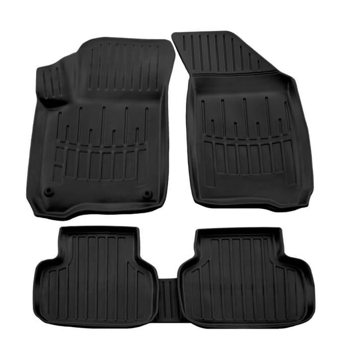 SCOUTT | 3D Tapis De Sol En Caoutchouc Premium Pour Fiat Freemont 2011-2016 noir