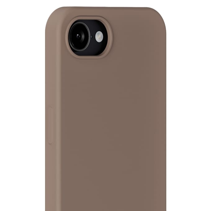Holdit Silicone Case geschikt voor Apple iPhone 17e / 16e - Mocha Brown