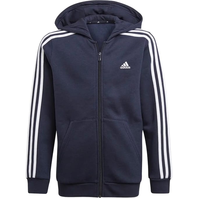 Kinderjack met rits en capuchon adidas Essentials 3S