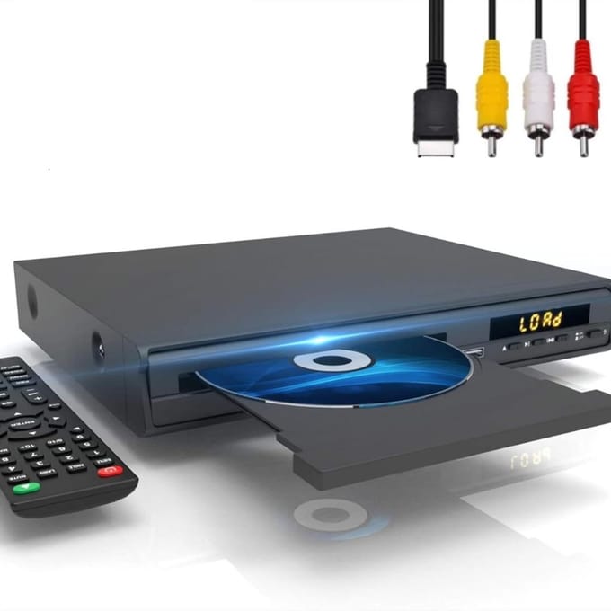 VELTRR® DVD Speler met HDMI - Blu Ray Spelers - Externe DVVD Speler - Zwart