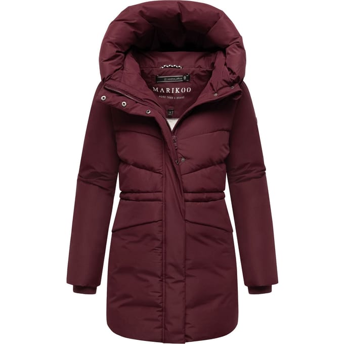 Marikoo dames winterjas Delilah met fleecevoering & verstelbare taille