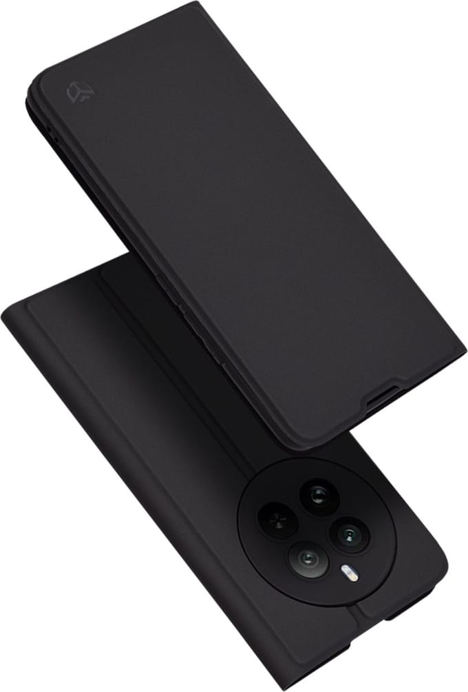 Hoesje geschikt voor Realme 12 Pro/12 Pro Plus - Techsuit Magskin Book Wallet Case - Zwart