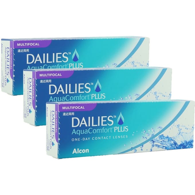 -1.00 - DAILIES® AquaComfort PLUS® Multifocal - Hoog - 30 pack - Daglenzen - BC 8.70 - Multifocale contactlenzen