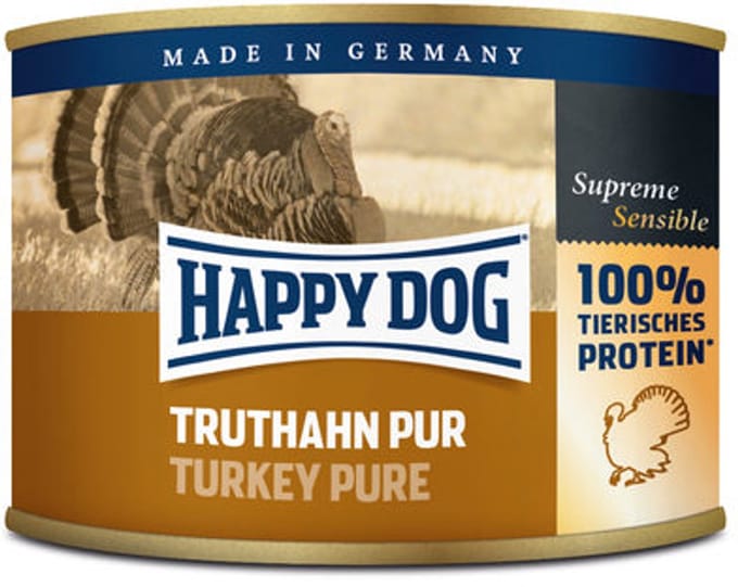 Happy Dog - Sensible Pure 6x200g - Kalkoen