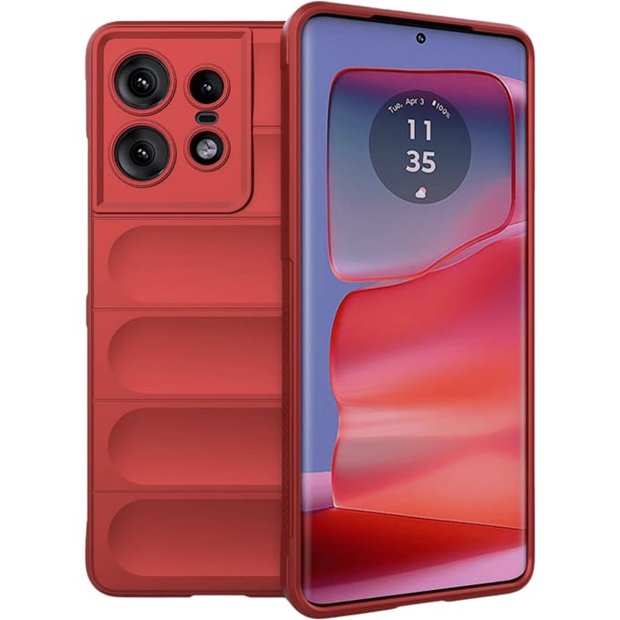 Comfycase Motorola Edge 50 Pro Cushion Case Rood