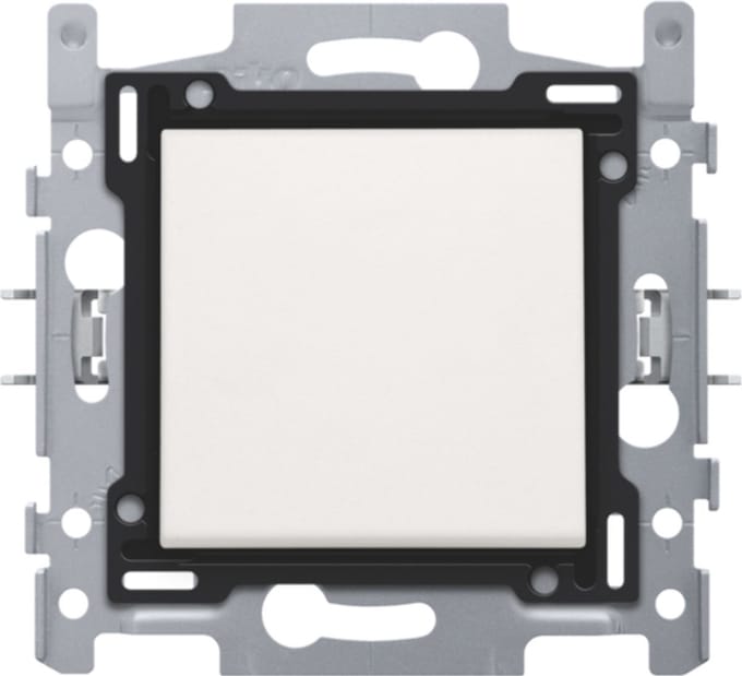 Niko - Drukknop no schroefklemmen white - 101-60010