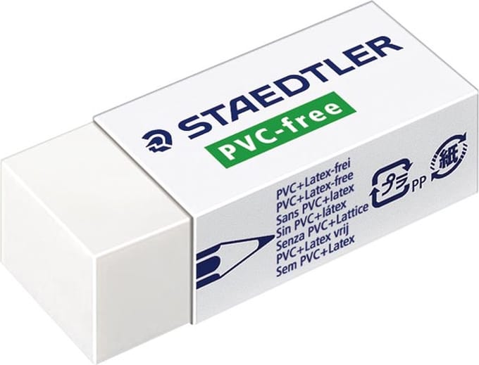 Staedtler PVC-vrije gum ft 43 x 19 x 13 mm 30 stuks