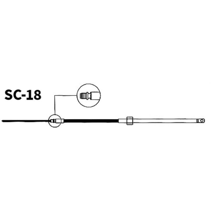 Besturingskabel SC-18 voor Multiflex besturingseenheid LM-H-201