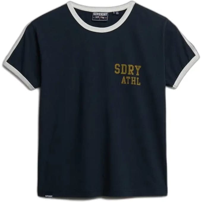 Gestreept dames-T-shirt Superdry Athletic Essentials