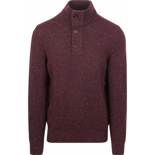 State Of Art Mocker Trui Melange Bordeaux - Maat XXL - Heren - Pullovers
