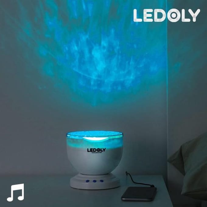 LEDOLY LED Projector met Luidspreker - Extra ontspannen naar muziek luisteren