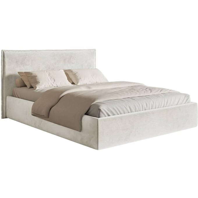 Bedframe Esmay velvet 200 x 200 cm | NADUVI Collection