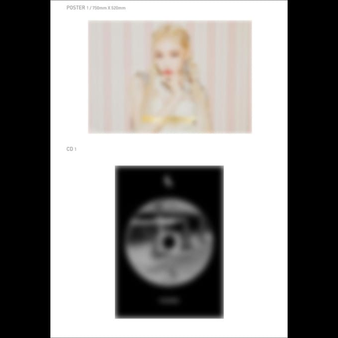 CHUNG HA [Bloeiend] 4e minialbum / CHUNGHA-album No poster gray
