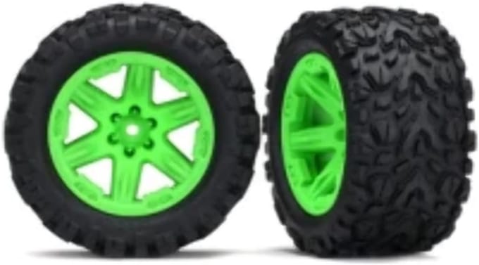 2.8 inch Achterwielen Groen voor 2WD VXL Modellen