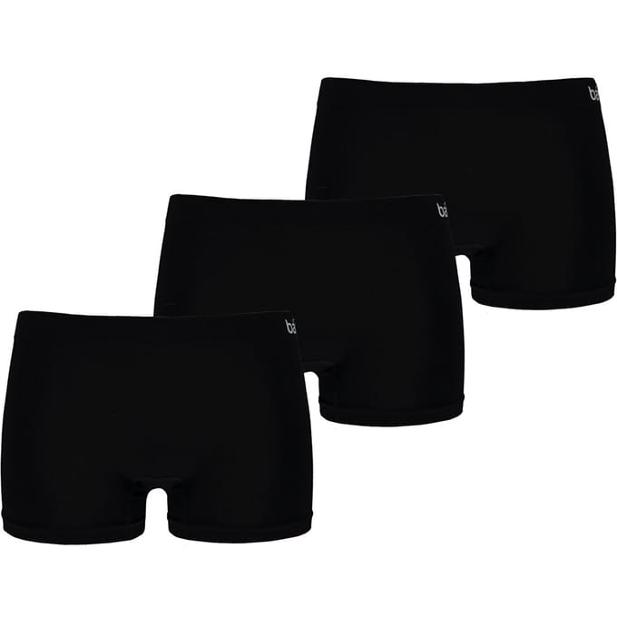 Bamboe Hipster Naadloos - 3-Pak - Zwart - L