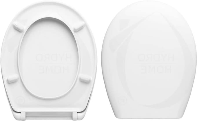 Toiletbril - WC-bril - Badkamer Vernieuwen - Perfecte Pasvorm - Classic Stijl - Wit