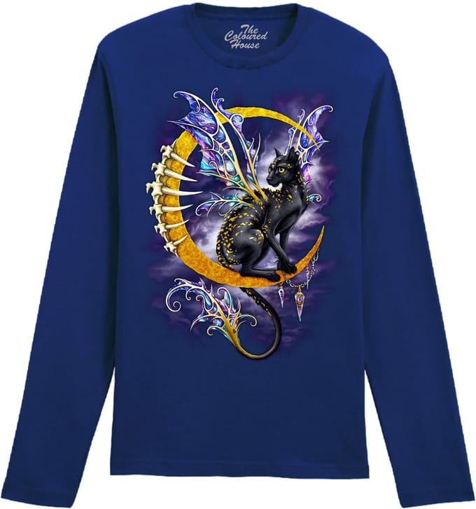 Kat Morgana Cat The Coloured House Longsleeve T-shirt M