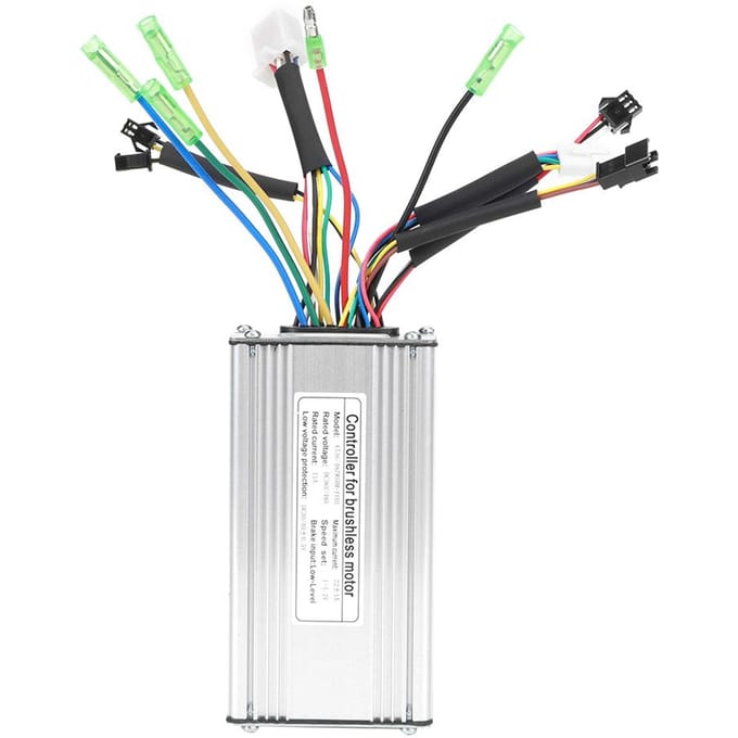 EBike Conversie Accessoire 22A 9 Tubes 36 48V KT22A Alle Normale Koppen Rechthoekige Controller white